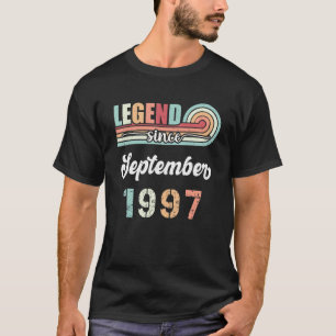 Legend Since September 1997 25 Years Old Vintage B T-Shirt