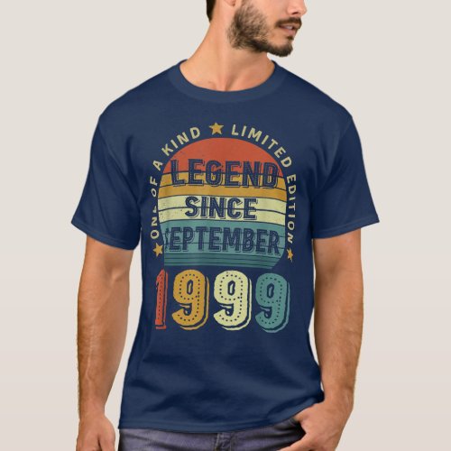 Legend Since September 1999 23rd Birthday 23 Years T_Shirt