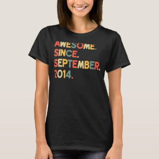 legend since september 2014 awesome since septembe T-Shirt