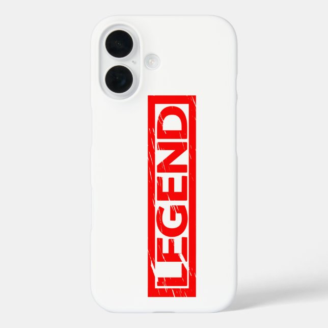 Legend Stamp Case-Mate iPhone Case (Back)