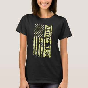 Legend Vintage Us Flag Since 1983 For Men Women 19 T-Shirt