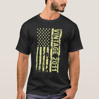 Legend Vintage Us Flag Since 2011 For Men Women 20 T-Shirt