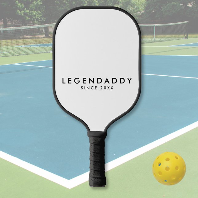 Legendaddy for Legendary Dad modern minimalist  Pickleball Paddle (Creator Uploaded)