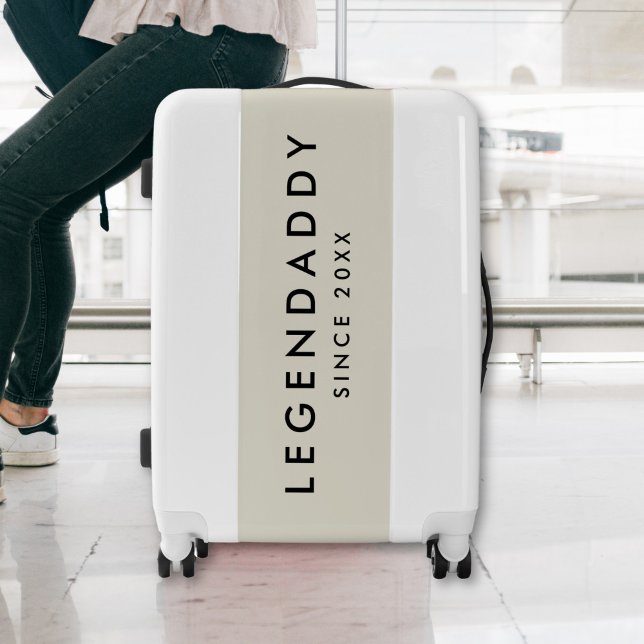 Legendaddy for Legendary Dads elegant minimalist  Luggage (Creator Uploaded)