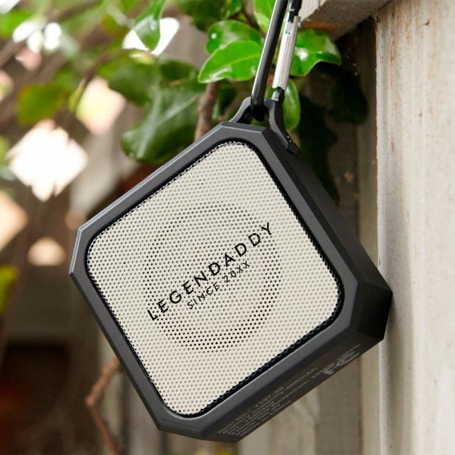 Legendaddy for Legendary Dads simple minimalist  Bluetooth Speaker (Legendaddy bluetooth speaker)