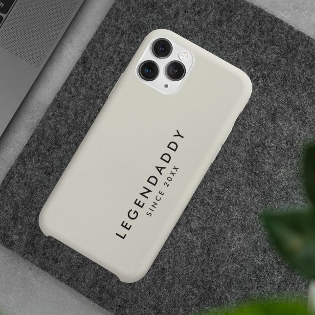 Legendaddy for Legendary Dads simple minimalist  Case-Mate iPhone Case (Creator Uploaded)