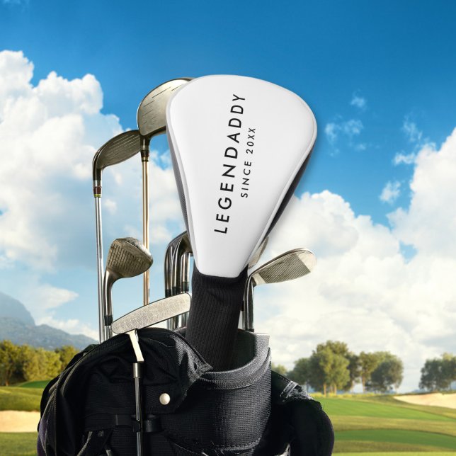 Legendaddy for Legendary Dads simple minimalist  Golf Head Cover (Creator Uploaded)