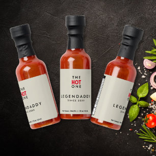 Legendaddy for Legendary Dads simple unique Hot Sauces