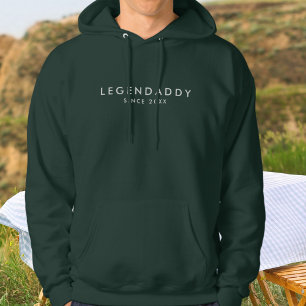 Legendaddy since for Legendary Dads minimalist Hoodie