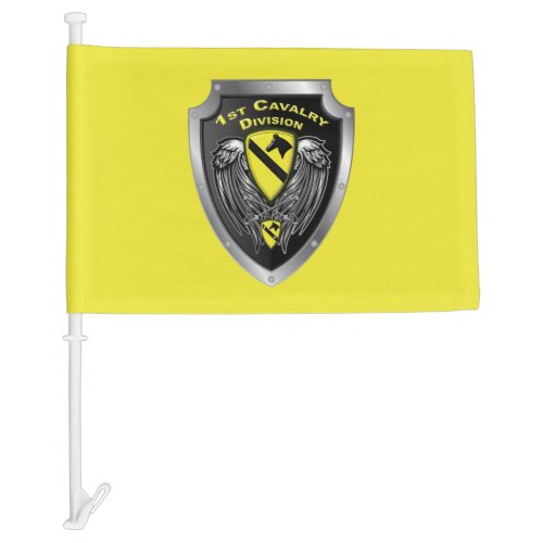 Legendary 1st Cavalry Division Car Flag