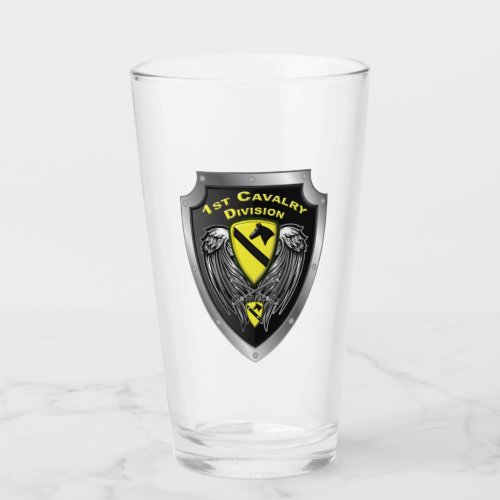 Legendary 1st Cavalry Division Glass