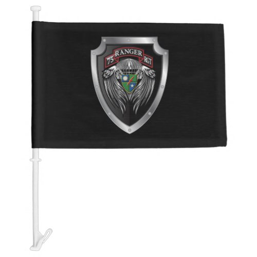 Legendary 75th Ranger Regiment Car Flag