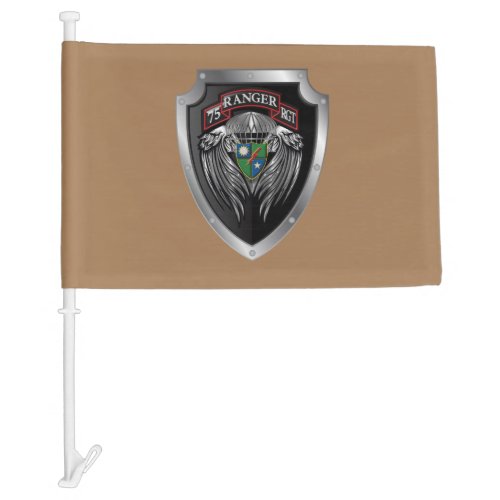 Legendary 75th Ranger Regiment Car Flag