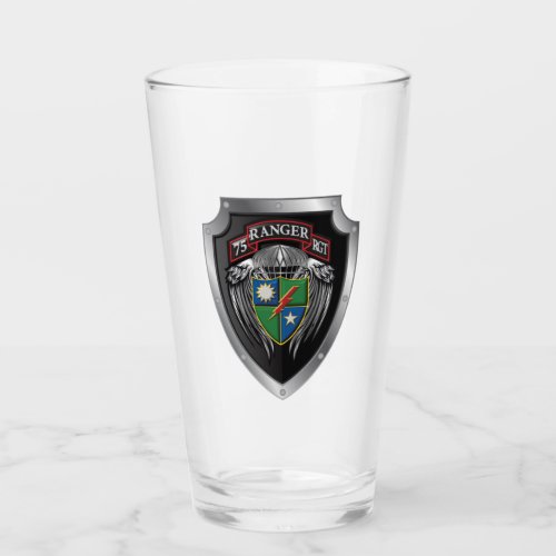 Legendary 75th Ranger Regiment Custom Shield Glass