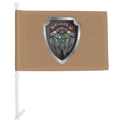 Legendary 75th Ranger Regiment STB Car Flag