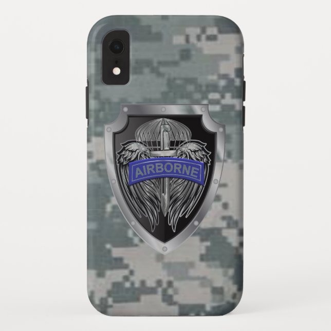 Legendary Airborne Wings with Shield Case-Mate iPhone Case (Back)