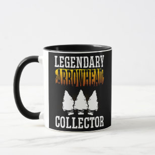 Legendary Arrowhead Collector Seventies Retro Mug