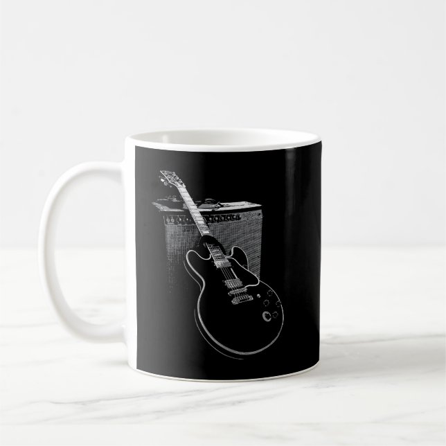 Legendary Blues Guitar and Amp Coffee Mug (Left)