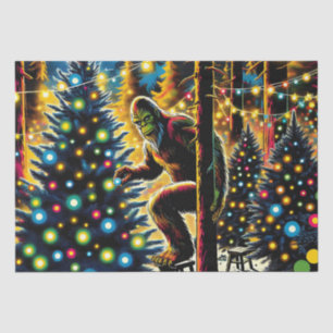 Legendary Christmas Bigfoot Tissue Paper