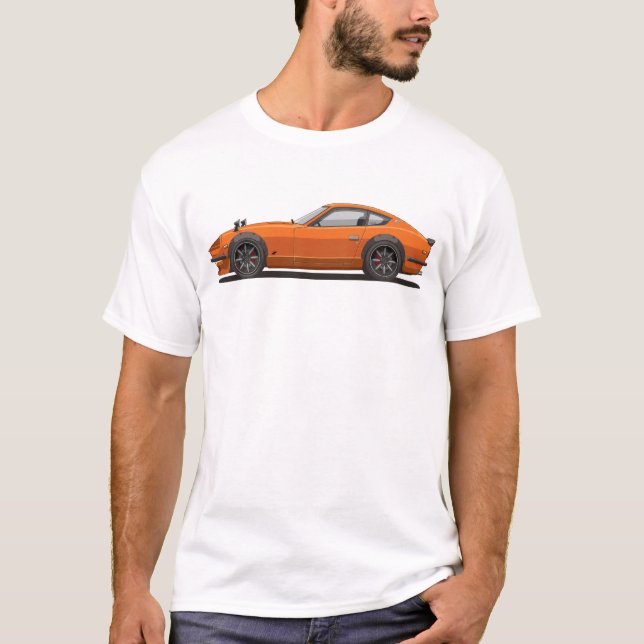 Legendary Classic Orange 240z Fairlady Men Shirts (Front)