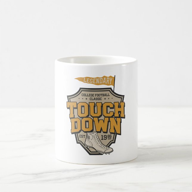 Legendary College Football Touch Down Coffee Mug (Creator Uploaded)
