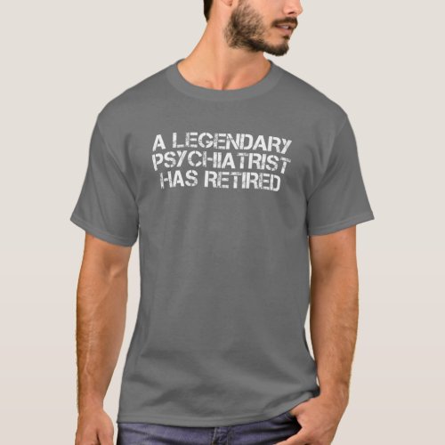 LEGENDARY CONCRETE FINISHER RETIRED Funny Retireme T_Shirt