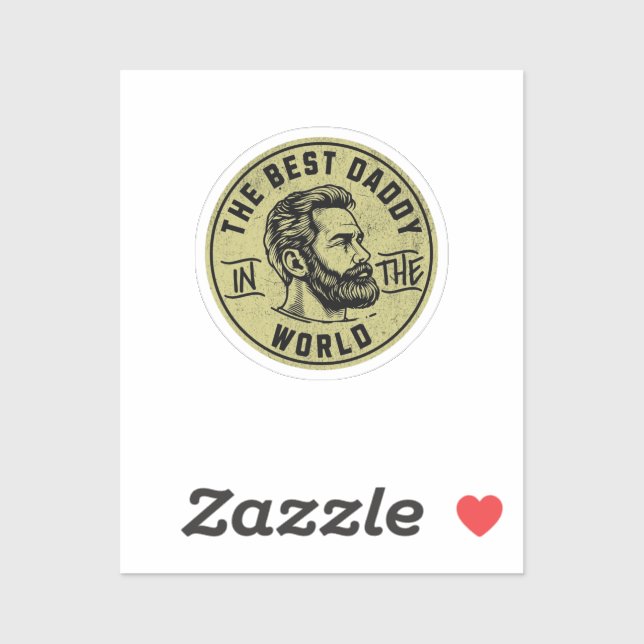 Legendary Cool Dads – Bold Typography Design Sticker (Sheet)