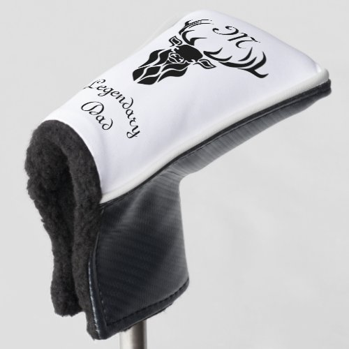 Legendary Dad Buck Silhouette  Golf Head Cover