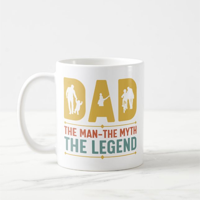 Legendary Dad Coffee Mug (Left)