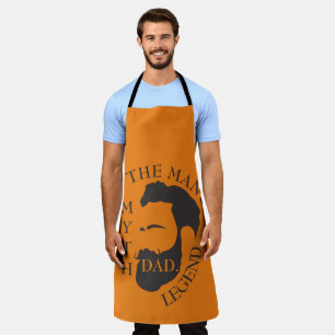 Legendary Dad The Man Myth Father Tribute Gift Apron