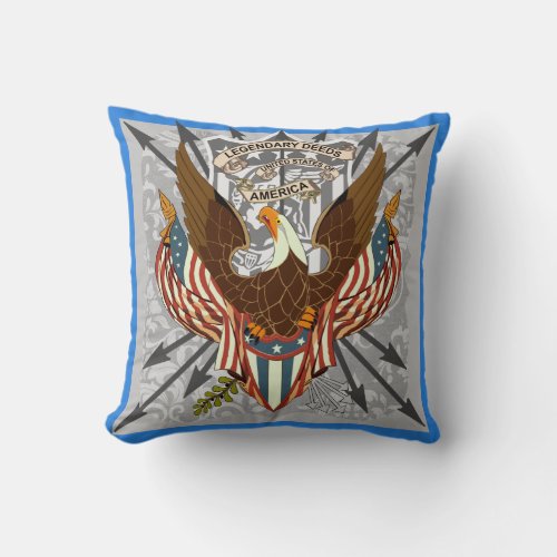 Legendary Deeds Designer Throw Pillow