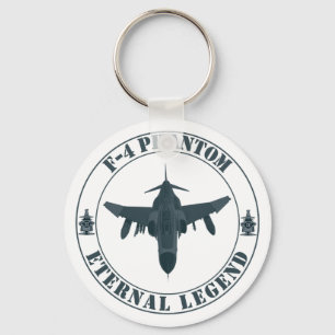 Legendary F-4 Phantom Fighter Aircraft Keychain