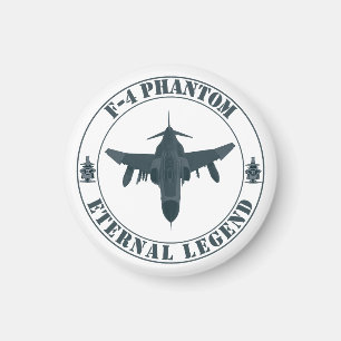 Legendary F-4 Phantom Fighter Aircraft Magnet
