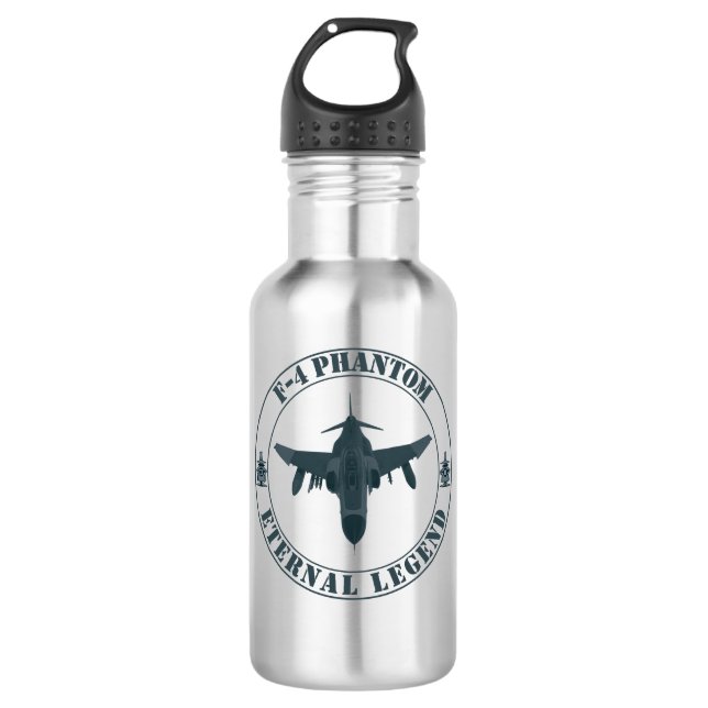 Legendary F-4 Phantom Stainless Steel Water Bottle (Front)