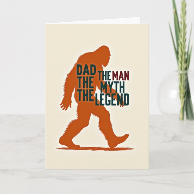 Legendary Fathers Day Card (Front)