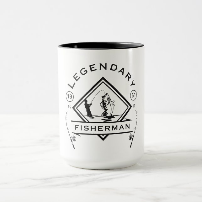 Legendary Fisherman Established 1951 Mug (Center)