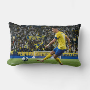Legendary Football Icons Decorative Throw Pillow  