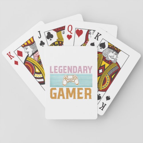 Legendary Gamer Playing Cards