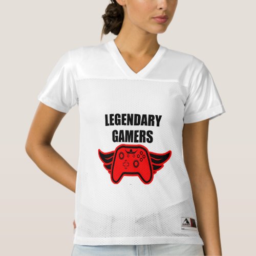 LEGENDARY GAMERS WOMENS FOOTBALL JERSEY