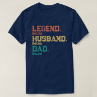 Legendary Husband Dad Grandpa Heritage Custom Text