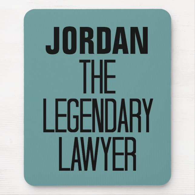 Legendary Lawyer Mouse Pad (Front)