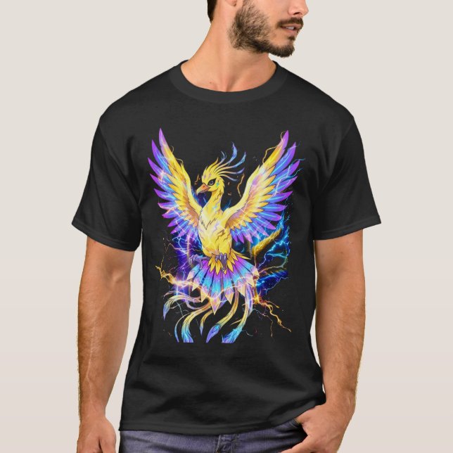 Legendary Lightning Phoenix T-Shirt Design (Front)