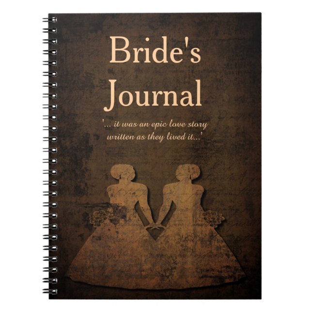Legendary Love: A Lesbian Bride's Journal (Front)