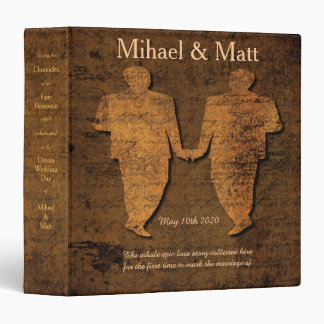 Legendary Love Storybook Romance Gay Wedding Album Binder