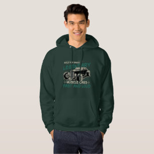 Legendary Muscle Cars Hoodie Fast and Loud Vinta