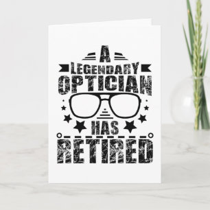 Legendary Optician Retires Card
