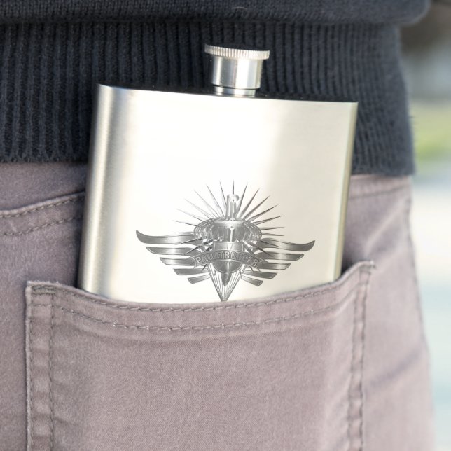 Legendary Paratrooper Commemorative Design Flask (In Situ)