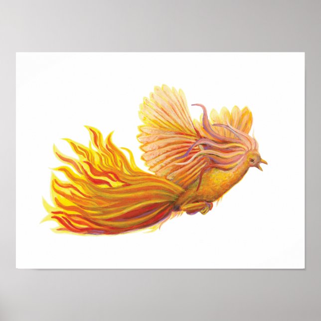 Legendary Phoenix Bird Poster (Front)
