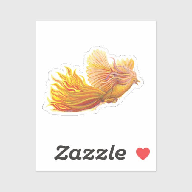 Legendary Phoenix Bird   Sticker (Sheet)