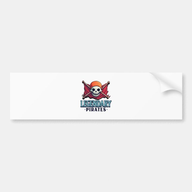Legendary Pirates Bumper Sticker (Front)